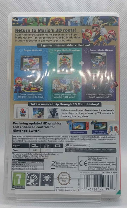 Nintendo Switch game Super Mario 3D all-stars