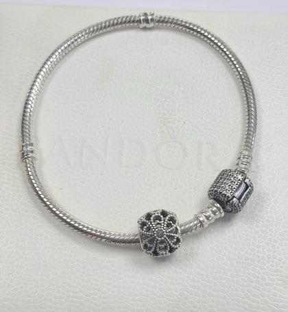 Pandora Moments Sparkling Bracelet with Charm 18cm