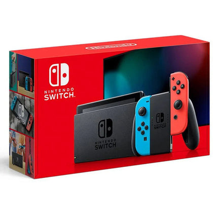 Nintendo Switch V2 Neon Blue/Neon Red ** Boxed **