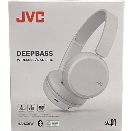 Jvc Deep Bass Wireless Headset - White.