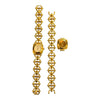 Gucci 6400L White Mother of Pearl Dial with 18k Gold Plated Case