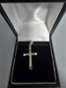 9CT White Gold Cross Pendent 1.5G Size 30mm