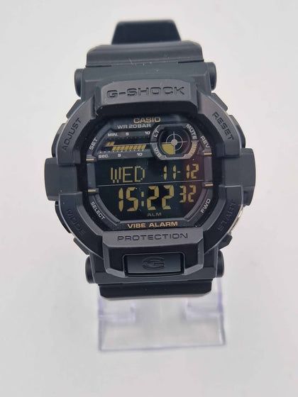 Casio G-Shock GD-350 Tactical Vibration Alert Black Heavy Duty Watch - Unboxed