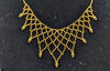 375 9K YELLOW GOLD HALL, BEAD CHAIN. WITH WEB DESIGN, 18", 8.5G, PRE OWNED