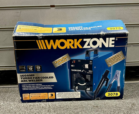 Workzone 160 AMP Turbo Fan Cooled Arc Welder **Collection Only**