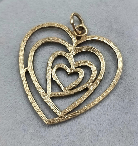 9ct Gold Heart Pendant