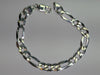 New Sterling Silver Figaro/Curb Bracelet