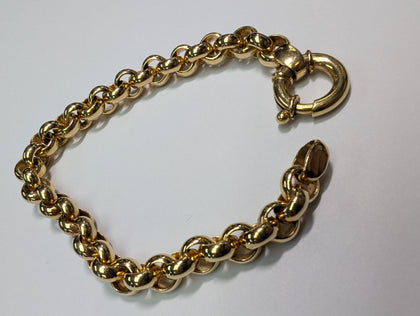 9CT GOLD BELTCHER BRACELET 13.56G PRESTON STORE