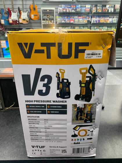 V-Tuf V3-240 X2 Electric Pressure Washer 2175psi 150 Bar