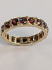 9ct Gold Ruby Stone Ring Size M