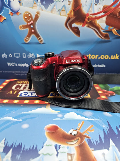 Panasonic Lumix Dmc-lz20 16.1mp Digital Bridge Camera - Red