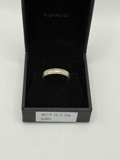 9ct Yellow Gold  Flat Shape Wedding Ring