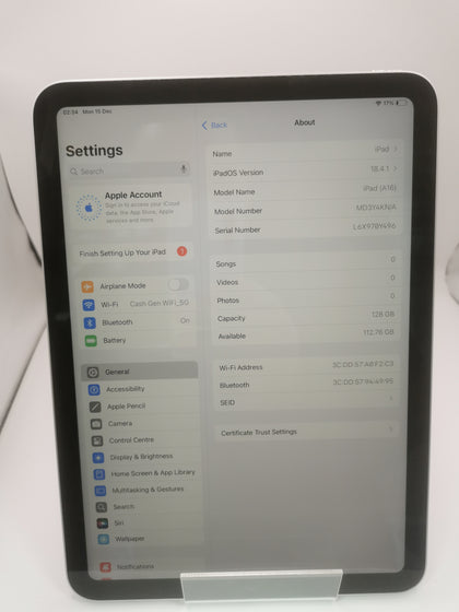 Apple iPad A16 (A3354) 11