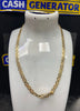 9ct Gold Anchor Link Chain 8.56g 16"