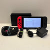 Nintendo Switch Console with Neon Red and Grey Joy Cons