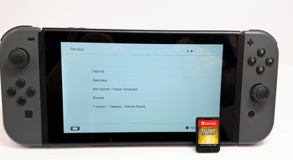 Nintendo switch grey with game