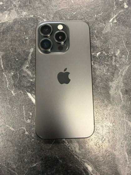 Apple iPhone 15 Pro 256GB, Black Titanium, Unlocked, 87% Battery Health