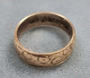 9ct Gold Patterned Ring Size M1/2