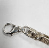 925 - Silver Lego Link Bracelet With Clear Stones - 27.44 - 9"