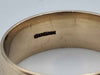 9ct Yellow Gold Plain Wedding Band Ring - 5.53 Grams - Size Q
