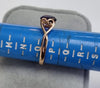 9ct Yellow Gold Ring Purple Stone Size O1/2