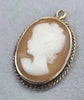 9ct gold Cameo Pendant