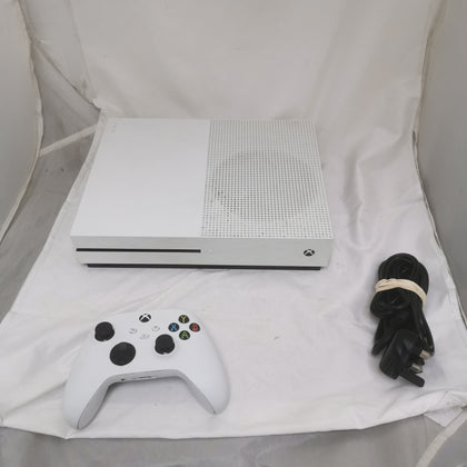 Xbox One S Console, 500GB, White, Unboxed with 1 controller and power cables