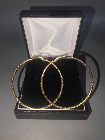 14ct earrings 4.3G 5852'' IN LENGTH