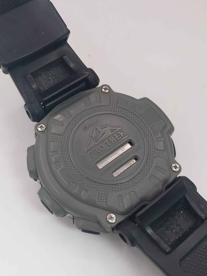 Casio Protrek Digital Watch, Black Rubber Strap, Boxed