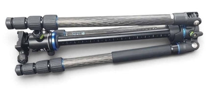 Benro FGP18C Go Plus 4-Section Carbon Fibre Travel Tripod with Case & across