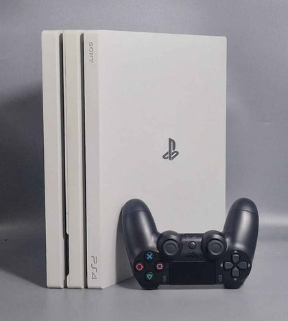 Playstation 4 Pro Console, 1TB Glacier White (No Game/DLC)