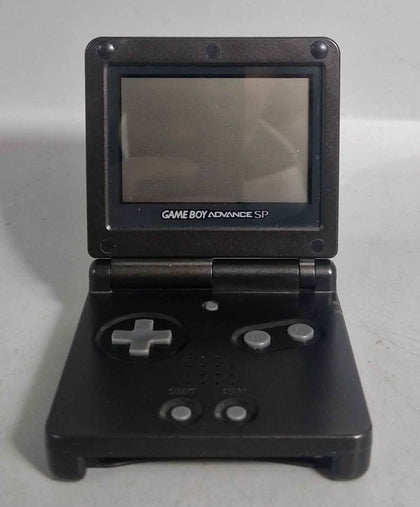Game Boy Advance SP AGS-001 Console, Smooth Black, Unboxed 3rd party charger