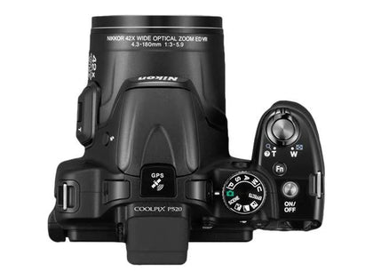 Used Nikon COOLPIX P520 Bridge Camera - Black