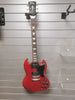 Vintage NHS SG VS6 6string Electric Guitar in classic Cherry Red
