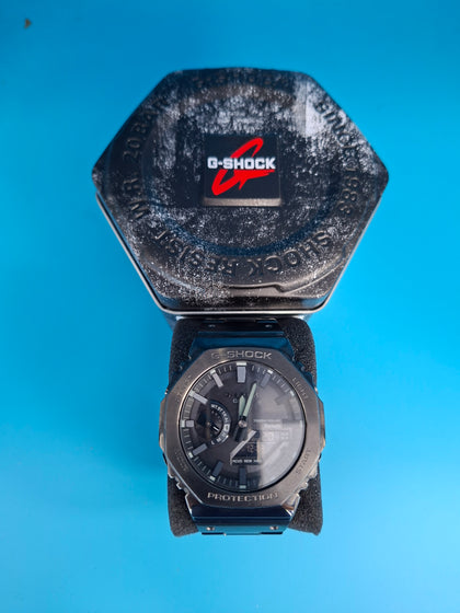 G-shock Mp-mgsa5-23 Black Round Case With Can