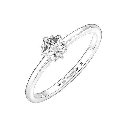Pandora Celestial Sparkling Star Solitaire Ring - Size-N