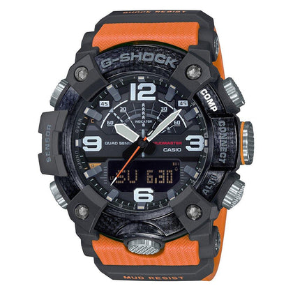 G-Shock Mudmaster Carbon Core Guard 55.4mm Orange Resin Strap Men's Watch