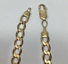 9ct yellow gold curb Bracelet 6”