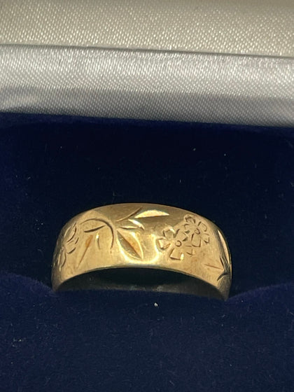 9ct Gold Ring - P
