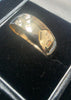9ct GOLD WEDDING BAND 375 3.3G Size W 6mm in diameter
