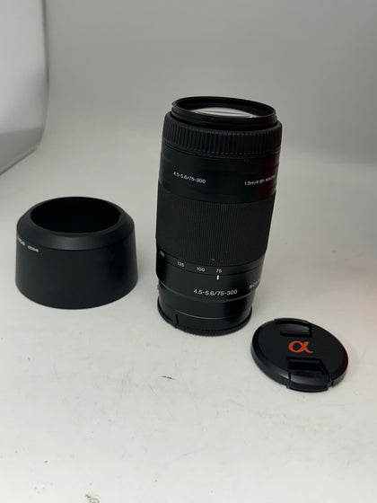 Sony 75-300mm Telephoto Lens F4.5-5.6 for Sony A-Mount SAL75300