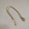 9K Gold Stunning Gold Curb Necklace, 9.1Grams & 9K Gold Pendant (Stone and CZ Stones) 3.8Grams, 21" Size