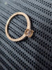 14CT Rose Gold stone ring
