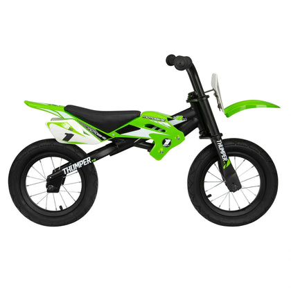 12 Inch Motocross Balance Bike Green **Collection Only**