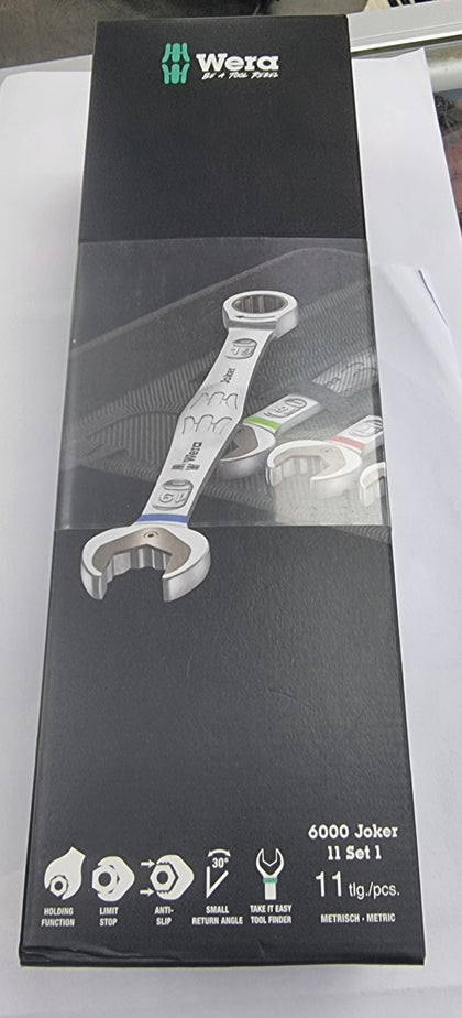 Wera Joker 11 Ratcheting Combination Wrench Set 05020013001  *BRAND NEW*
