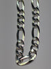 Brand New Silver Figaro Bracelet