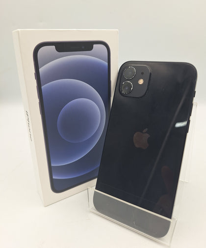 Apple iPhone 12 128GB black smartphone unlocked boxed 80% batt health