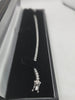 925 hallmarked Silver 7.5"  Bracelet With CZ Stones- 9.3 grams