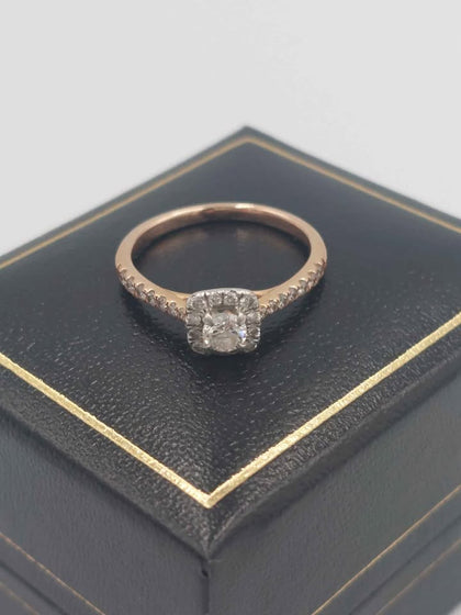 (950 Hallmarked&Tested), Platinum Ring, 2.8g, Size N