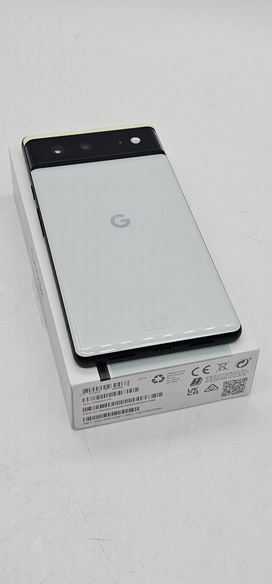 New Google Pixel 6 Dual Sim 128GB +8GB Sorta Seafoam Factory